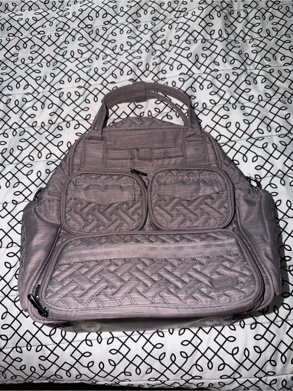 Lug Mini Puddle Jumper Purple Pearl Travel Tote